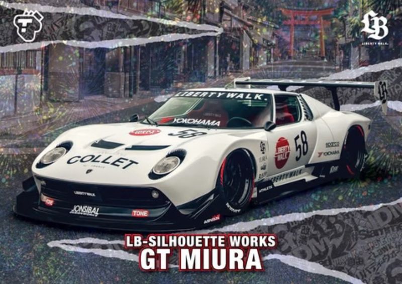 Tarmac Cards Liberty Walk Collection Vol.02 Special Parallel - LB-Silhouette Works GT Miura