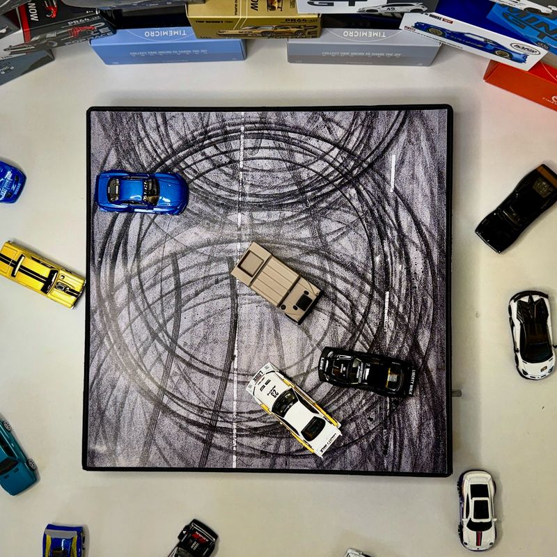 DCM Works 1/64 Scale Model Car Street Drift Pad Controllable Speed USB Supported