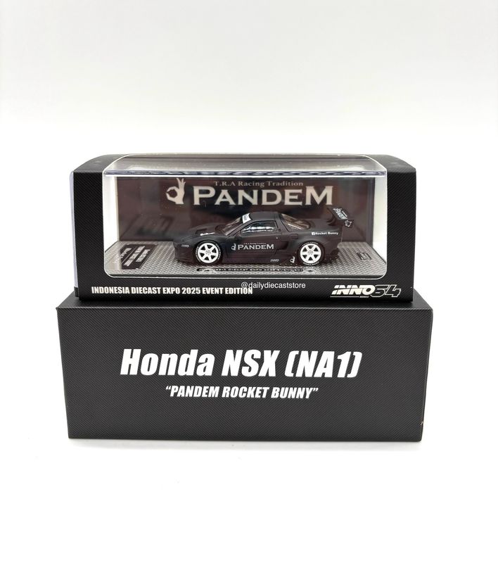 [UNSEALED] INNO64 Honda NSX (NA1) “Pandem Rocket Bunny” Black Carbon | 2025 Indonesia Diecast Expo (IDE-XII)