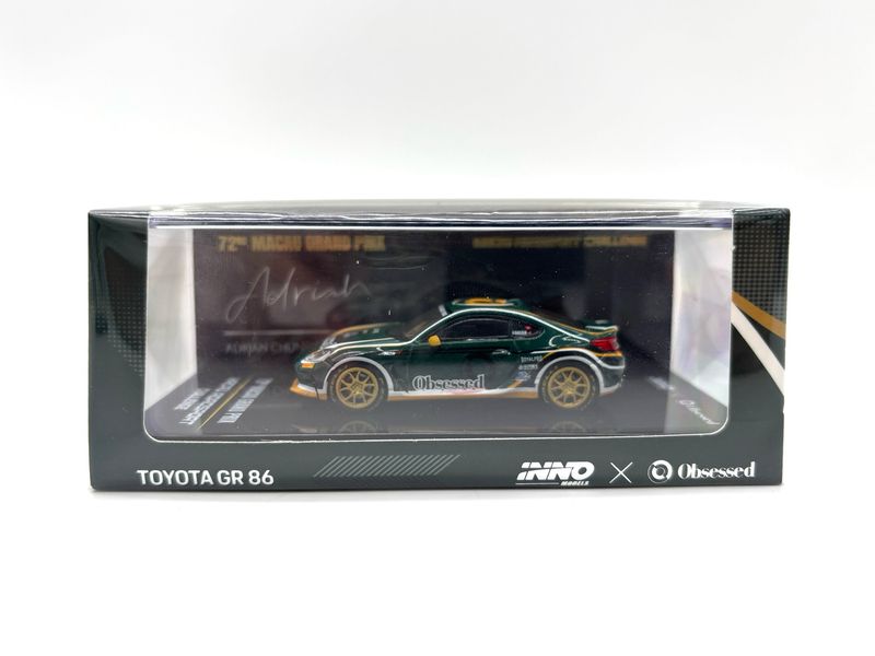 INNO64 x Obsessed Toyota GR86 Green Adrian Chung 72th Macau Grand Prix Macau Roadsport Challenge