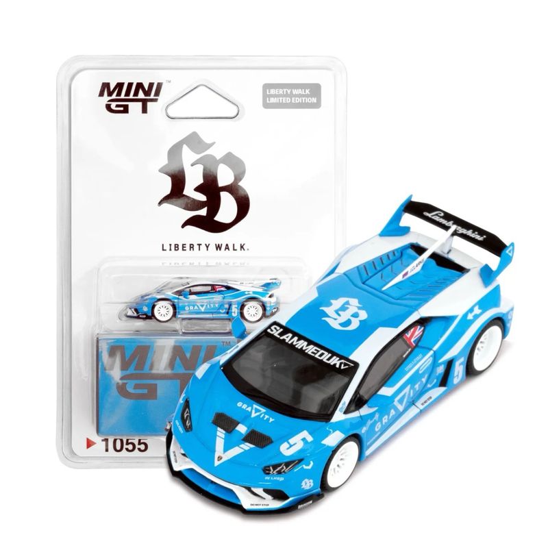 [PREORDER] #1055 LB★WORKS Lamborghini Huracán GT GRAVITY Blue | Liberty Walk Store Exclusive