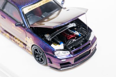 Motorhelix Nissan Skyline GT-R (R34) Customized TAS 2026 Purple