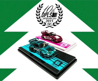 inno64 RWB DPLS ポルシェ 911 TMCS 2025 限定 INNO64 x DPLS x UNDEFEATED Porsche RWB 993 & Porsche RWB 964 Blue