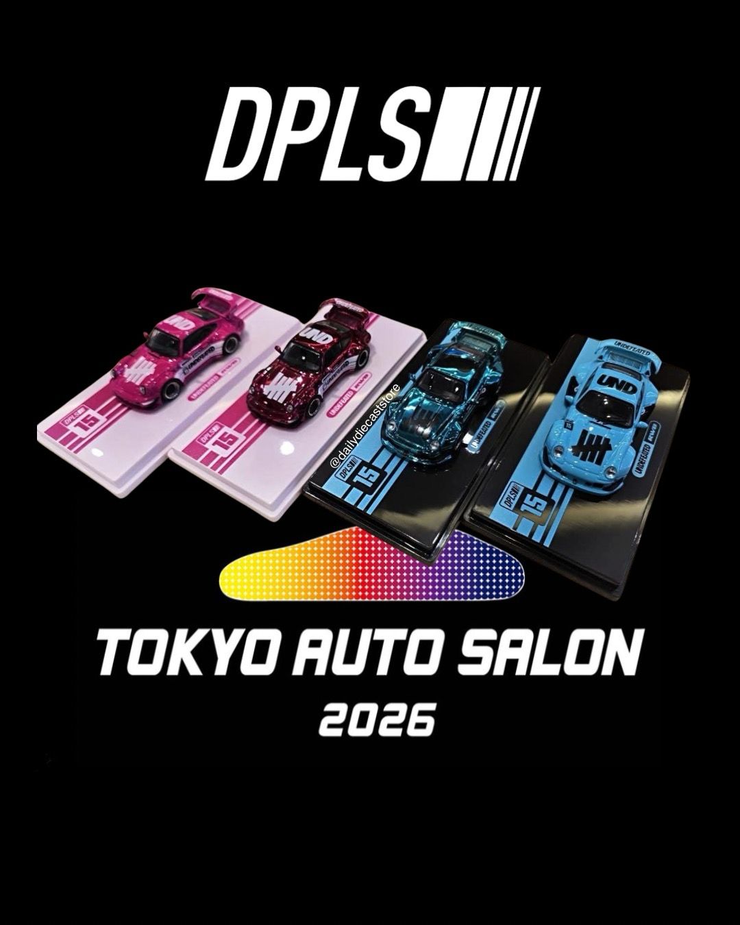 INNO64 x DPLS x UNDEFEATED Porsche RWB 993 & Porsche RWB 964 Blue