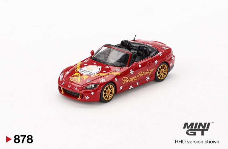 [PREORDER] #878 MINI GT Honda S2000 (AP2) | American Honda Collection Hall 2024 Holiday Limited Edition