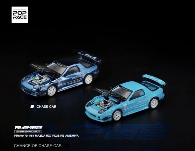 [PREORDER] POP RACE Mazda RX7 FC3S RE-AMEMIYA (PR64-470) | Chance of Chase | 2026 Tokyo Autosalon Japan