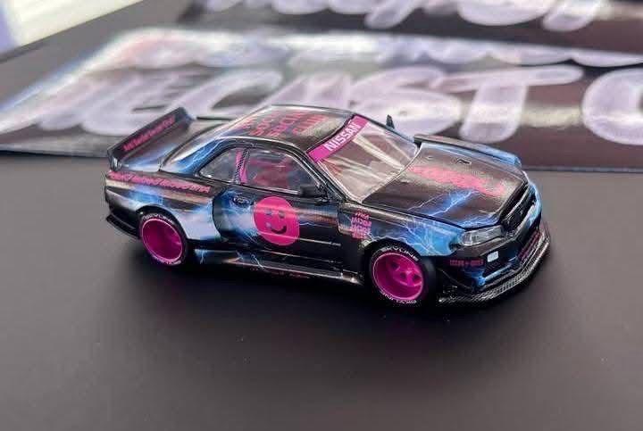 KAIDOHOUSE x ANTI SOCIAL SOCIAL CLUB NISSAN SKYLINE GT-R (R34) Kaido Works x ASSC V1 (KHMG106)