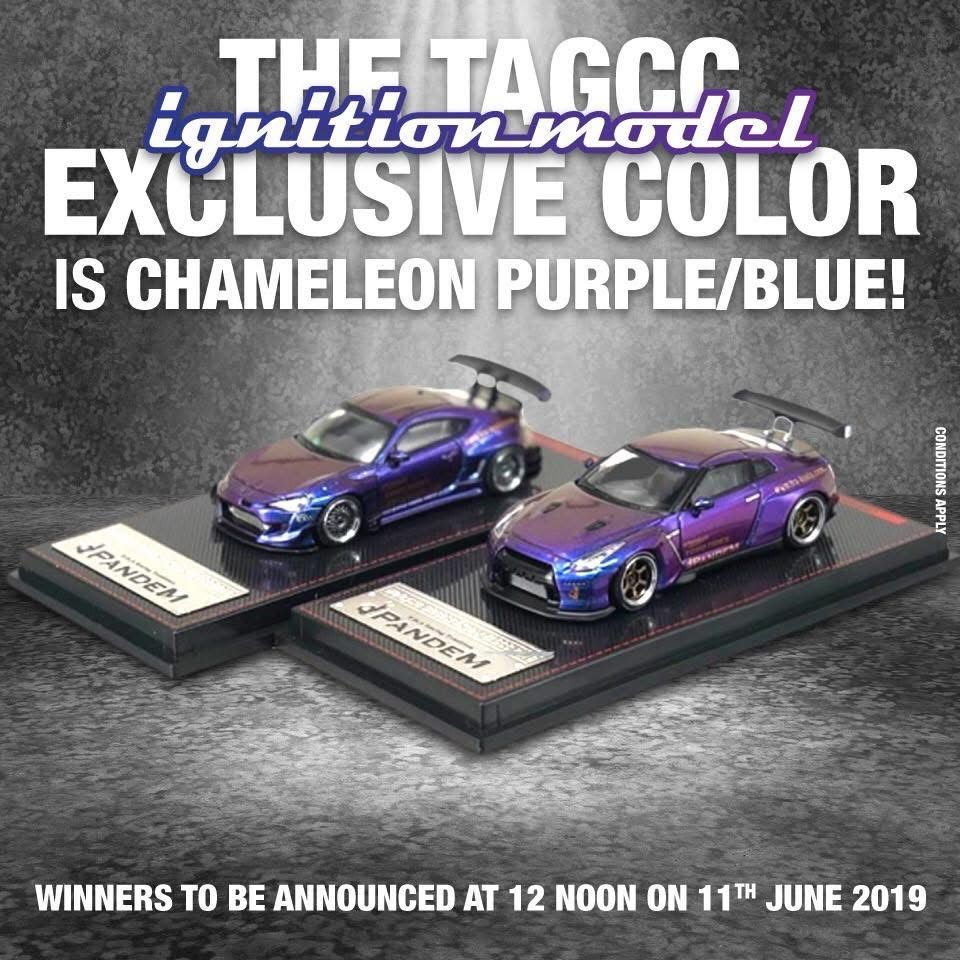 IGNITION MODEL Pandem Toyota 86 V3 Magic Purple | 2019 Malaysia Diecast Expo x TAGCC 2019