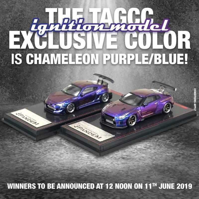 IGNITION MODEL Pandem Toyota 86 V3 Magic Purple | 2019 Malaysia Diecast Expo x TAGCC 2019