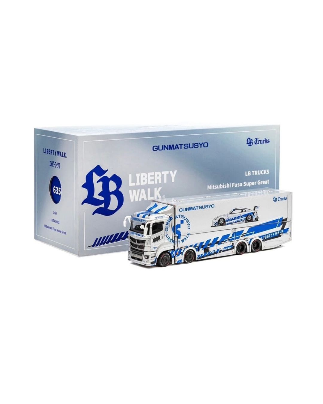 [PREORDER] GCD Models x Liberty Walk Truck GUNMATSUSYO Mitsubishi Fuso Super Great LB Trucks | 2026 Tokyo Autosalon 2026