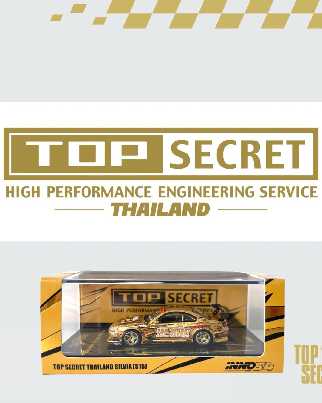 [PREORDER] INNO64 TOP SECRET Thailand Nissan Silvia S15 | Thailand Exclusive