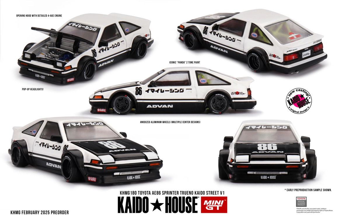 KAIDOHOUSE KAIDO GT Toyota Sprinter Trueno Kaido Street V1 (KHMG180) KAIDOHOUSE KAIDO GT Toyota Sprinter Trueno Kaido Street V1 (KHMG180)