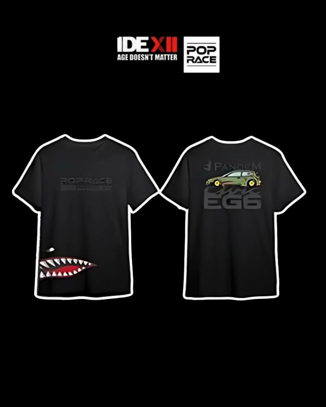 POP RACE Sharkmouth Design Tee | 2025 Indonesia Diecast Expo (XII) POP RACE Sharkmouth Design Tee | 2025 Indonesia Diecast Expo (XII)