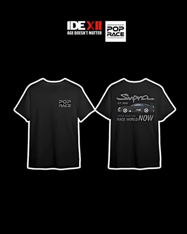 POP RACE Supra GT300 Design Tee | 2025 Indonesia Diecast Expo (XII)