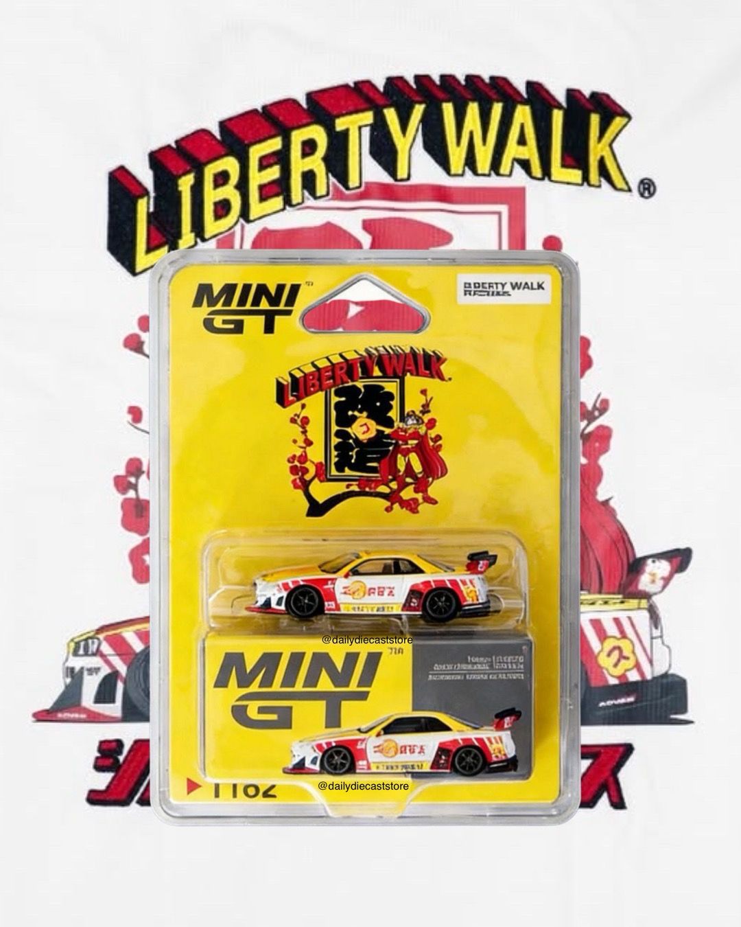 [PREORDER] #1162 MINI GT x SUPAIMAN Nissan Skyline ER34 LBWK | 2026 Osaka Auto Messe