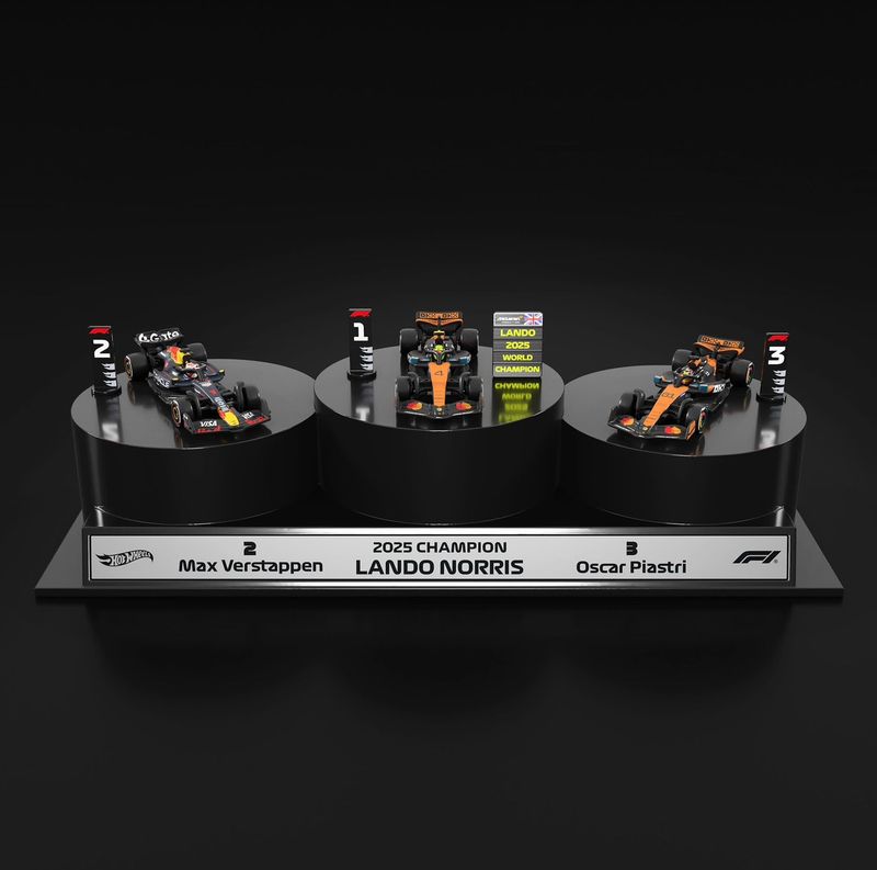 [PREORDER] Hot Wheels® 2025 Formula 1® Podium Set