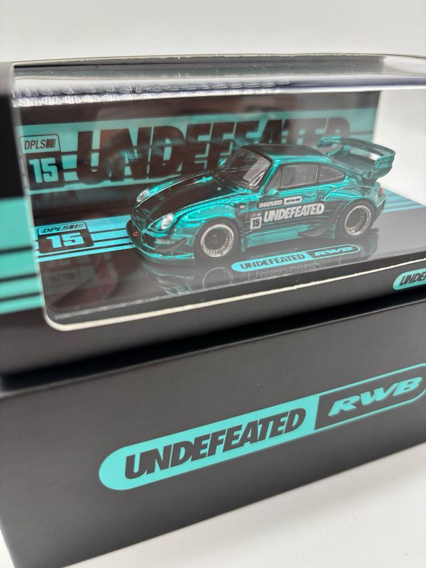 INNO64 x DPLS x UNDEFEATED Porsche RWB Blue Chrome Chase | 2026 Tokyo Autosalon Japan