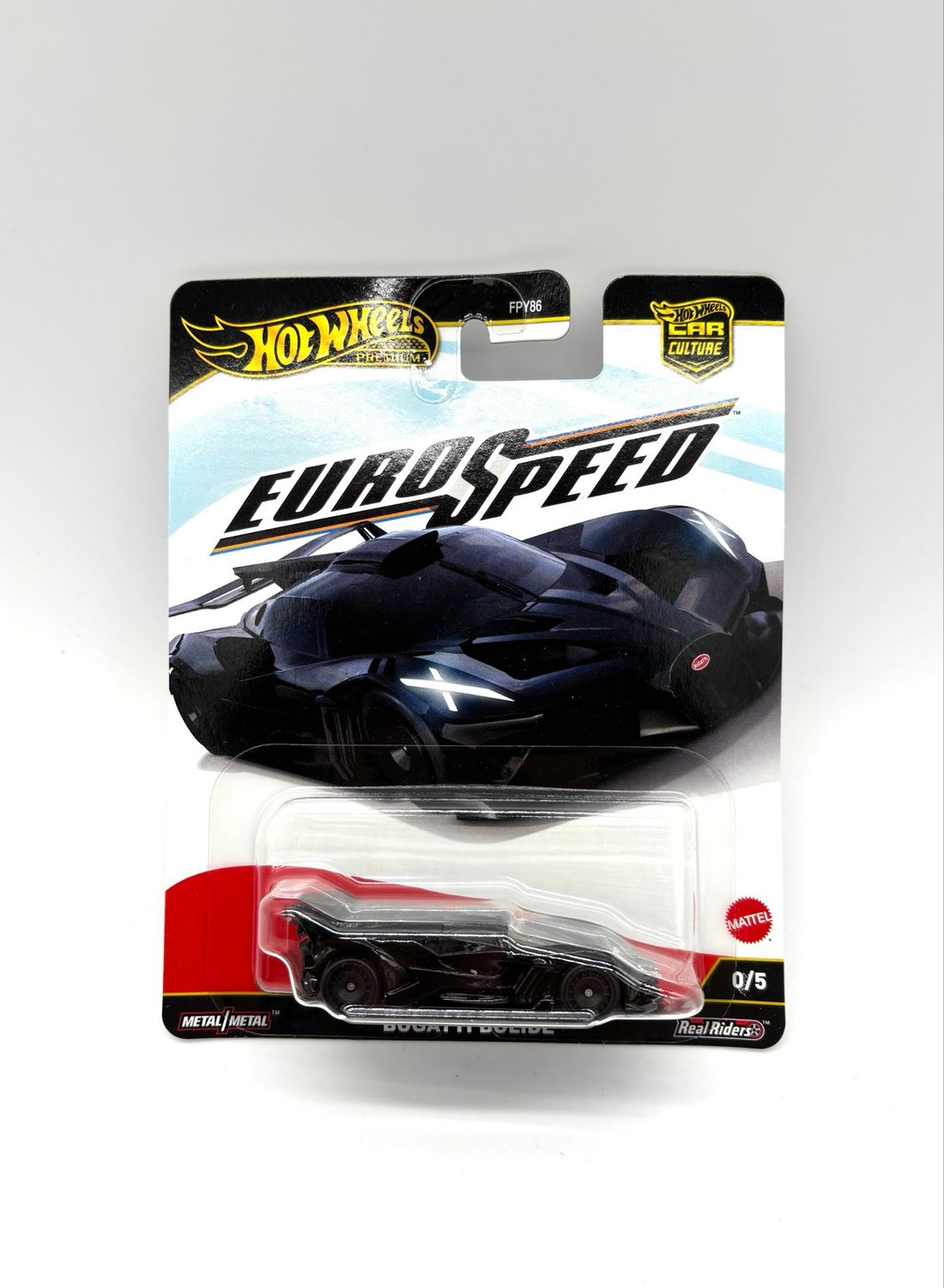 Hot Wheels Premium Eurospeed Bugatti Bolide Black Chase