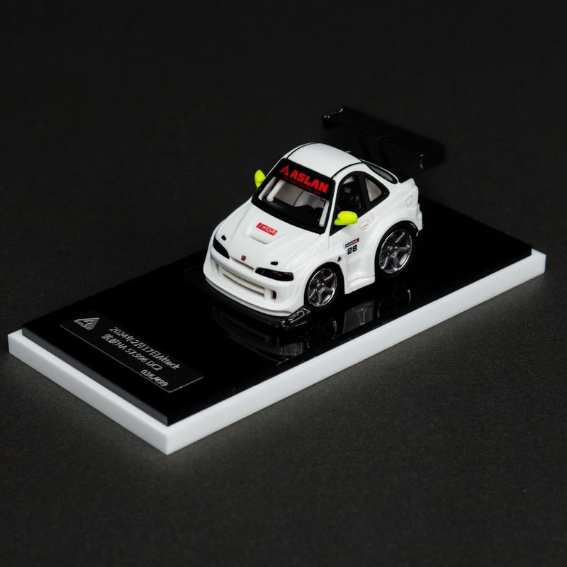 [PREORDER] ERA Q x ASLAN Temple Racing Honda Integra DC2 White Resin