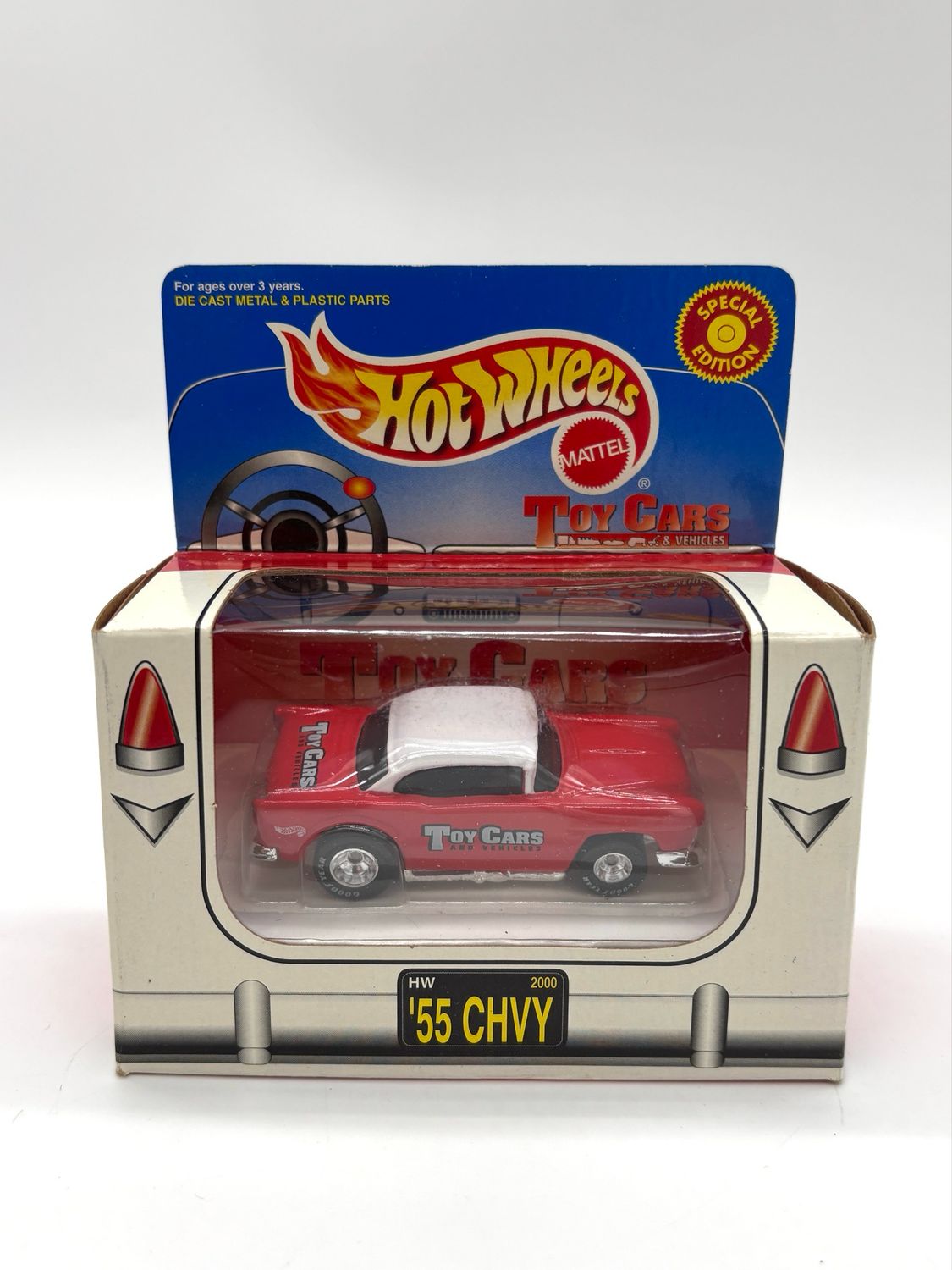 Hot Wheels Toy Cars Magazine 1955 Chevy Bel Air Real Riders