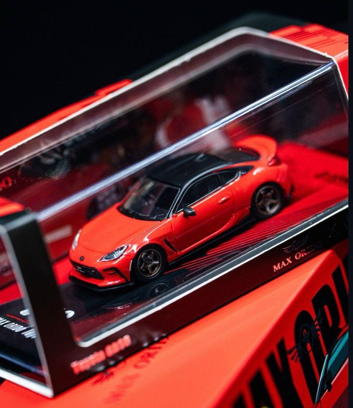 [UNSEALED] INNO64 x Max Orido x ALPHAREX Toyota GR86 Red | 2025 Tokyo Auto Salon Hong Kong