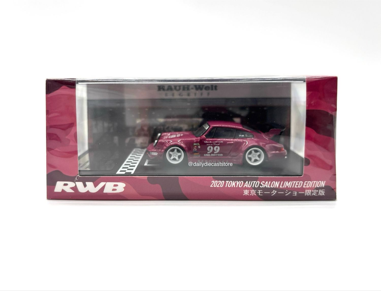 1/64 RWB 993 IDLERS #99 BEPOHNKA Pink | 2020 Tokyo Auto Salon Japan 1/64 RWB 993 IDLERS #99 BEPOHNKA Pink | 2020 Tokyo Auto Salon Japan