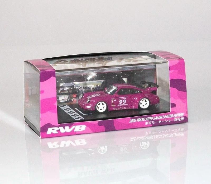 1/64 RWB 993 IDLERS #99 BEPOHNKA Pink | 2020 Tokyo Auto Salon Japan