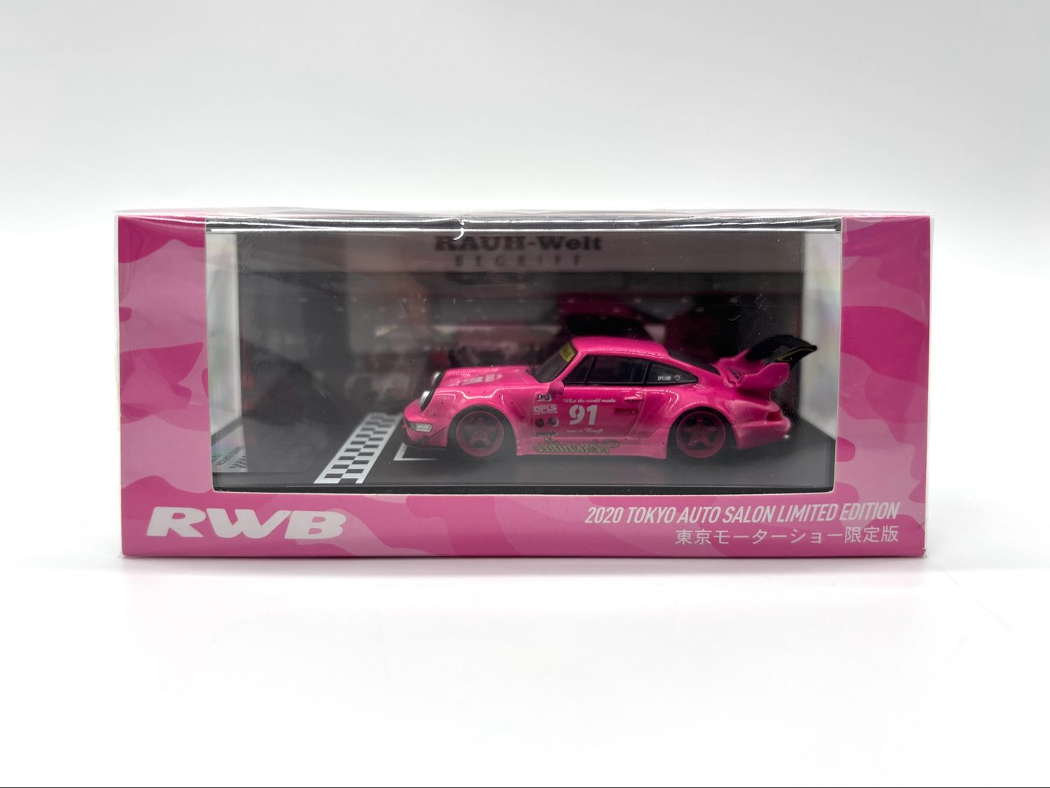 [PREORDER] 1/64 RWB 964 IDLERS #91 VERONIKA Pink | 2020 Tokyo Auto Salon Japan