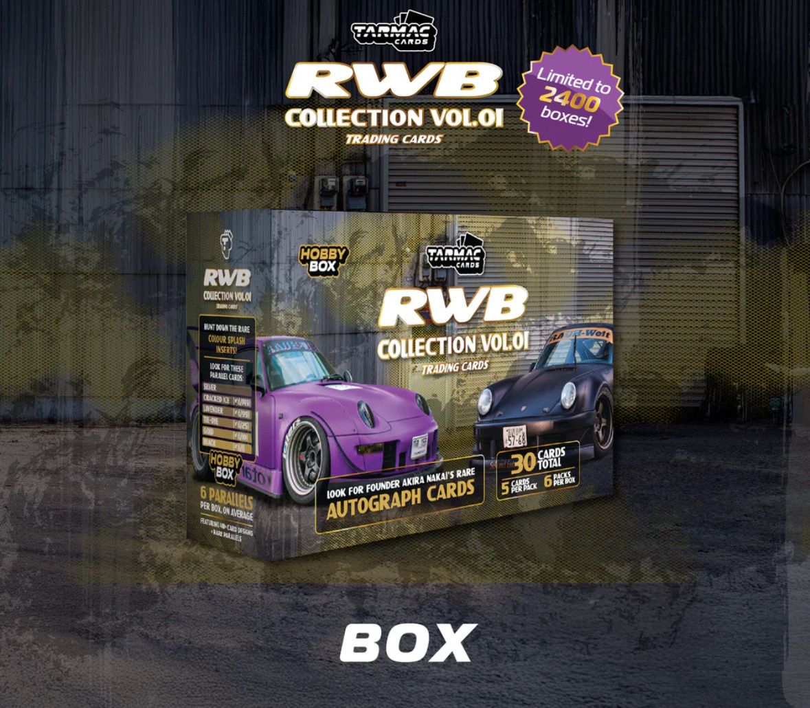Tarmac Cards - RWB Collection Vol.01 - Hobby Box (Box) Tarmac Cards - RWB Collection Vol.01 - Hobby Box (Box)