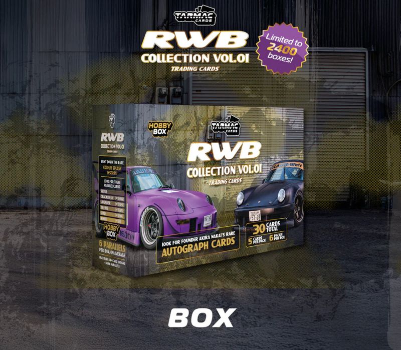 Tarmac Cards - RWB Collection Vol.01 - Hobby Box (Box) Tarmac Cards - RWB Collection Vol.01 - Hobby Box (Box)