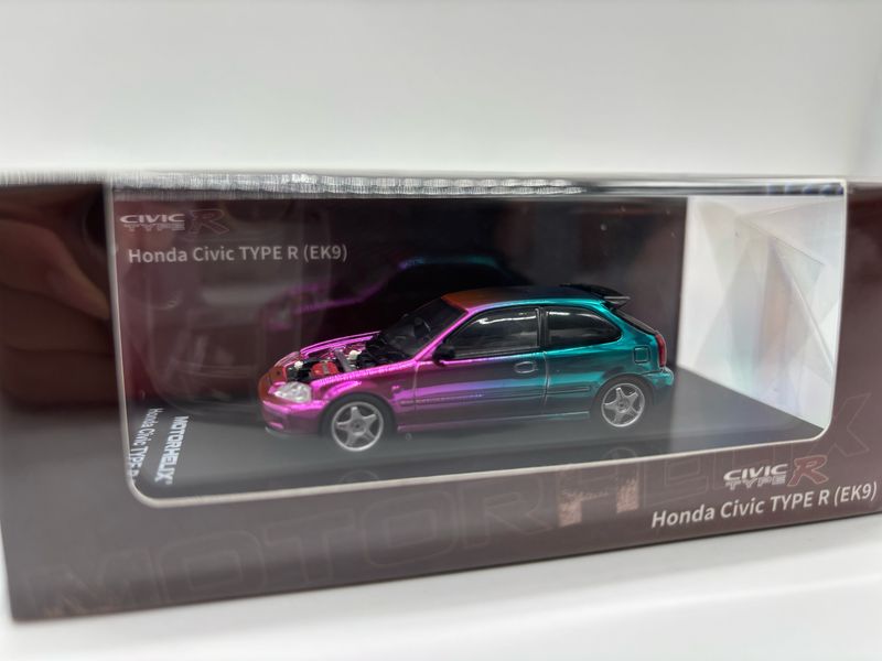 Motorhelix Honda Civic EK9 Magic Chrome | 2026 Mini Car Shop New Year Exclusive