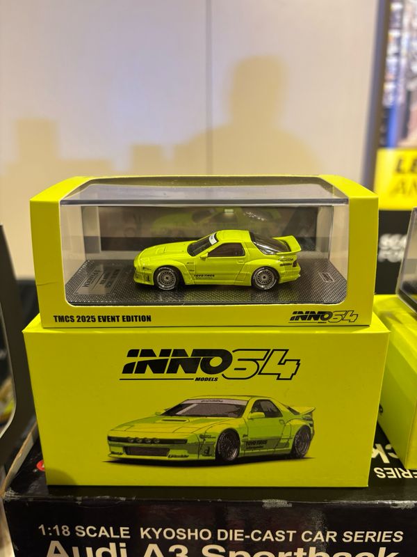 [UNSEALED] INNO64 Mazda RX-7 FC3S Pandem Green | 2025 The Model Car Show Malaysia