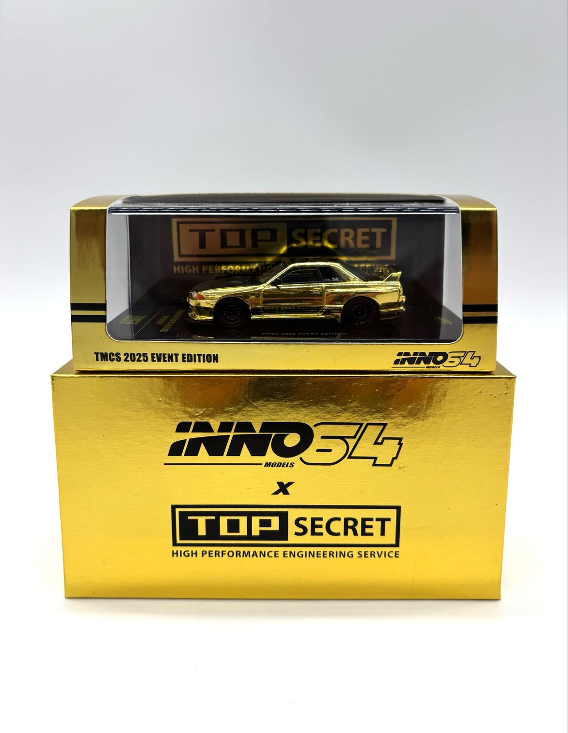 [UNSEALED] INNO64 Nissan Skyline R32 Top Secret Gold | 2025 The Model Car Show Malaysia