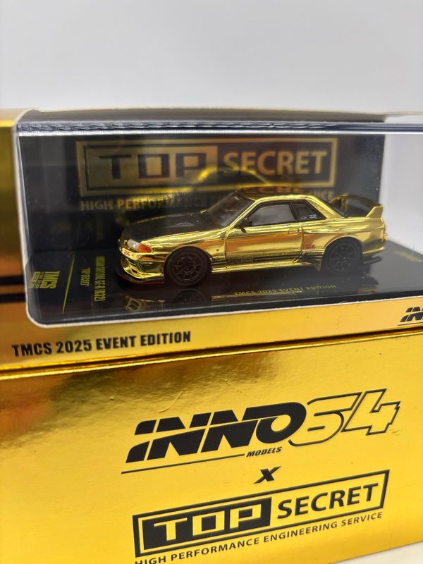 [UNSEALED] INNO64 Nissan Skyline R32 Top Secret Gold | 2025 The Model Car Show Malaysia
