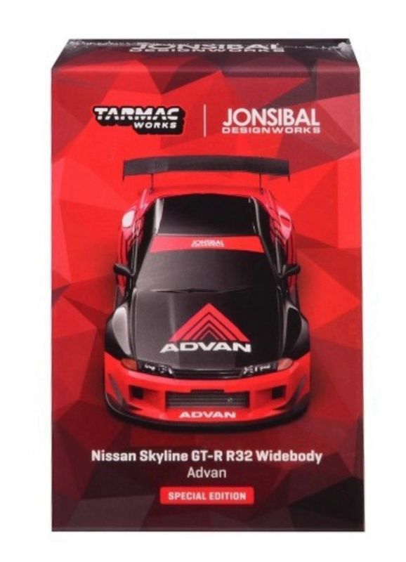 Tarmac Works Nissan Skyline GT-R R32 ADVAN Widebody Jonsibal 2024 JCCS Special Tarmac Works Nissan Skyline GT-R R32 ADVAN Widebody Jonsibal 2024 JCCS Special
