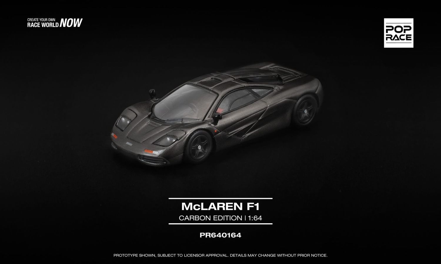 POP RACE McLaren F1 Carbon Edition (PR64-230)