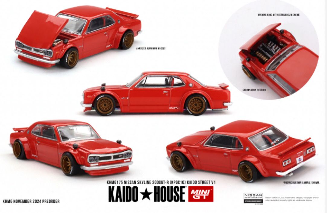 KAIDOHOUSE Nissan Skyline 2000GT-R (KPGC10) Kaido Street V1 (KHMG175)