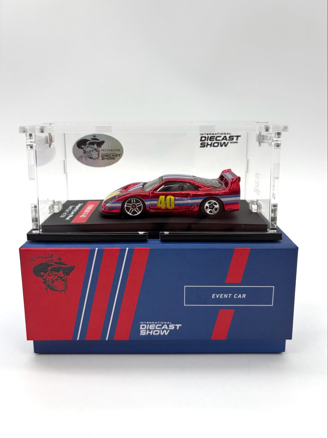 Ferrari F40 1/64 Red Larry Wood Design | 2026 International Diecast Show | The Legend Asia Tour