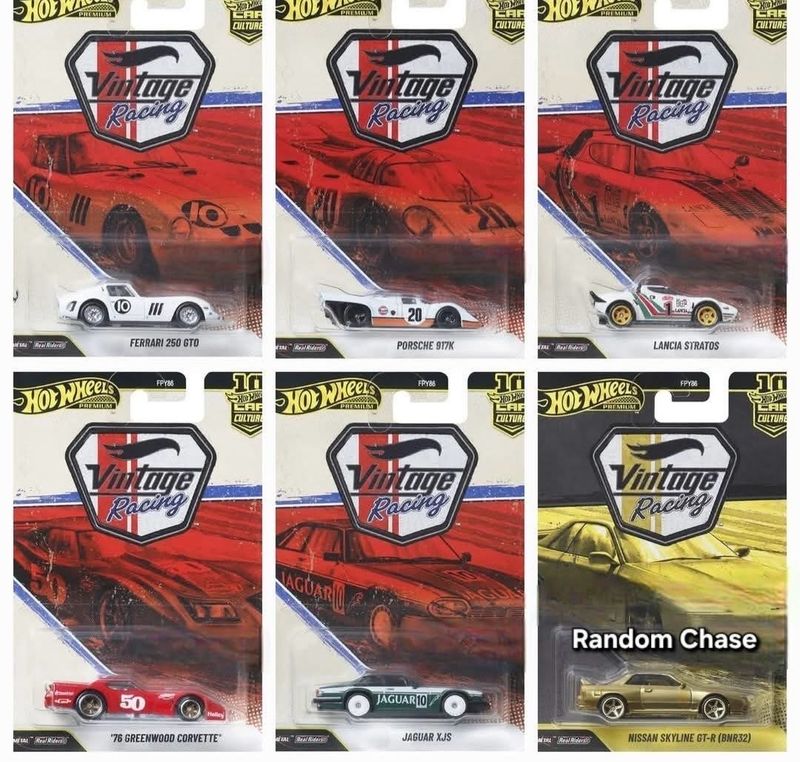 [PREORDER] 2026 Hot Wheels Vintage Racing Series Car Culture | Chance of Chase