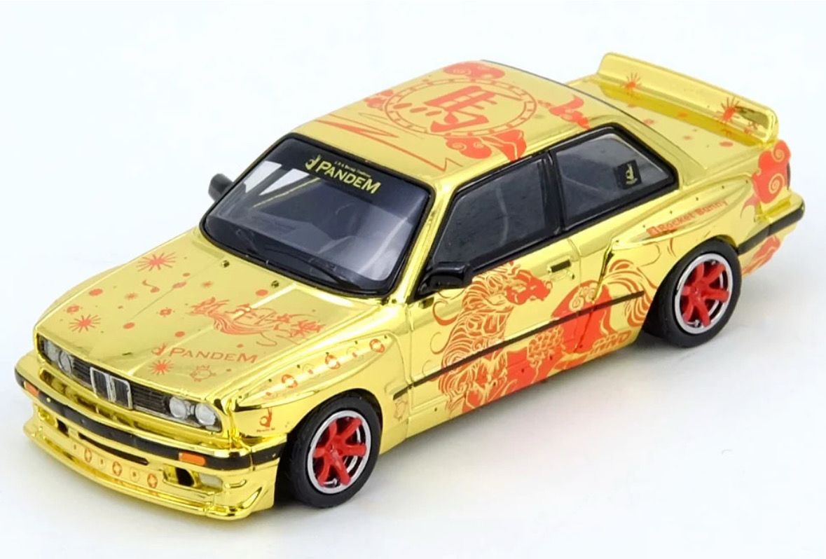 [PREORDER] INNO64 BMW E30 Pandem Rocket Bunny Year of The Horse Gold Chase | 2026 Chinese New Year