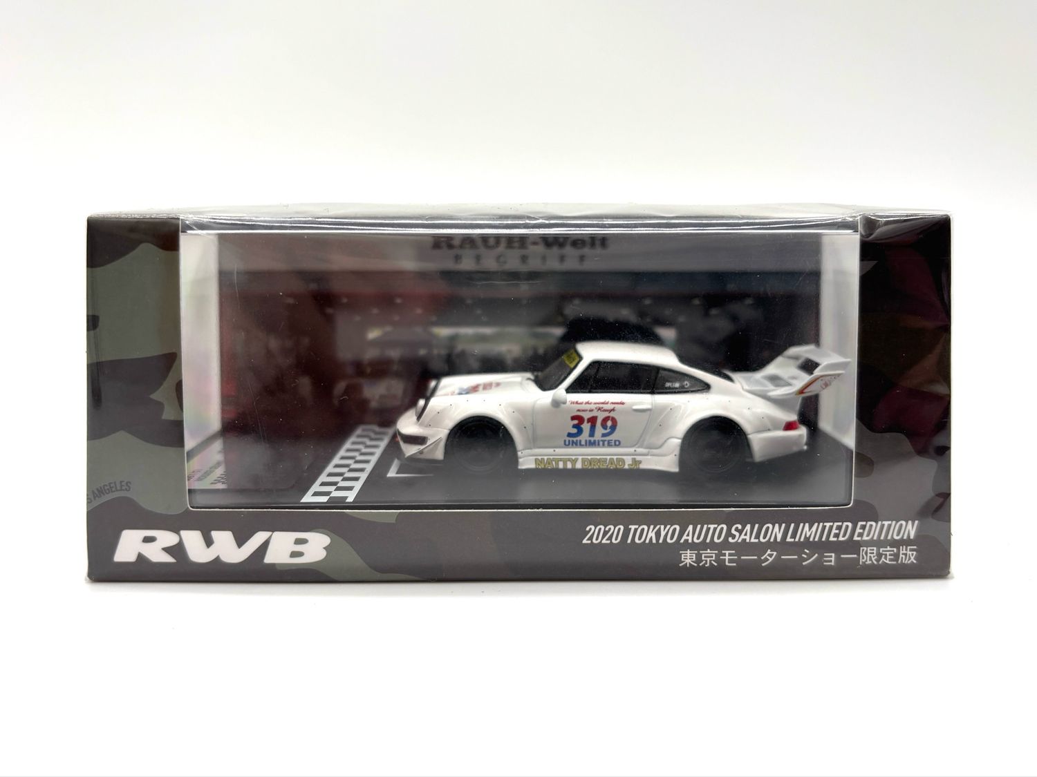 1/64 RWB 964 IDLERS #319 Natty Dread Jr White | 2020 Tokyo Auto Salon Japan