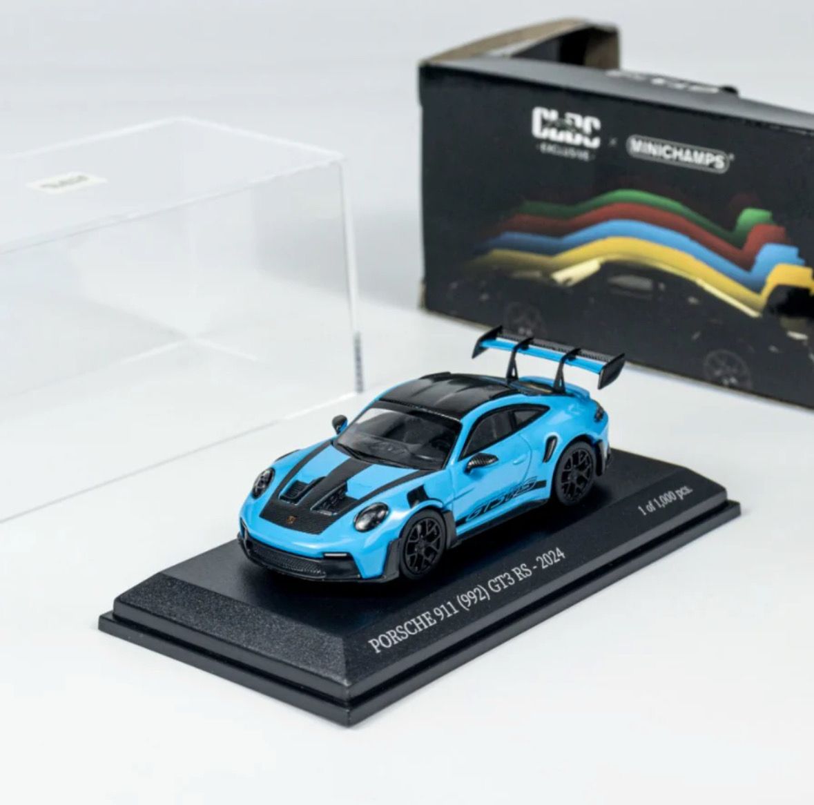 MINICHAMPS 1/64 Porsche 911 (992) GT3 RS Blue 2024 MINICHAMPS 1/64 Porsche 911 (992) GT3 RS Blue 2024