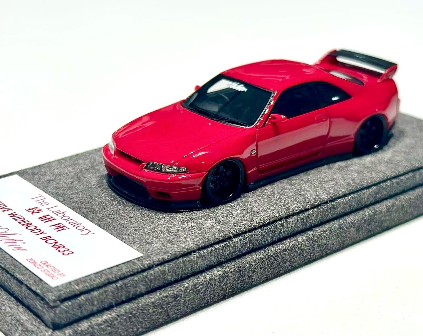 Zonzo The Laboratory 1/64 Resin Active Widebody BCNR33 Gloss Red