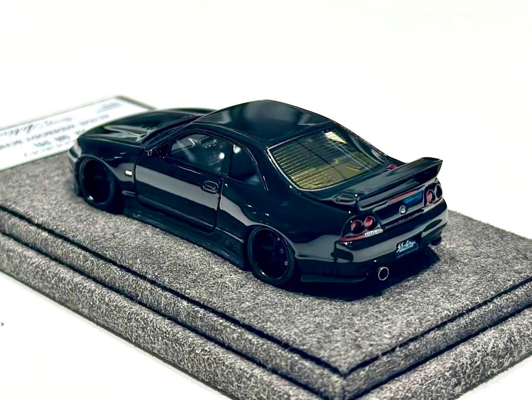 Zonzo The Laboratory 1/64 Resin Active Widebody BCNR33 Gloss Black