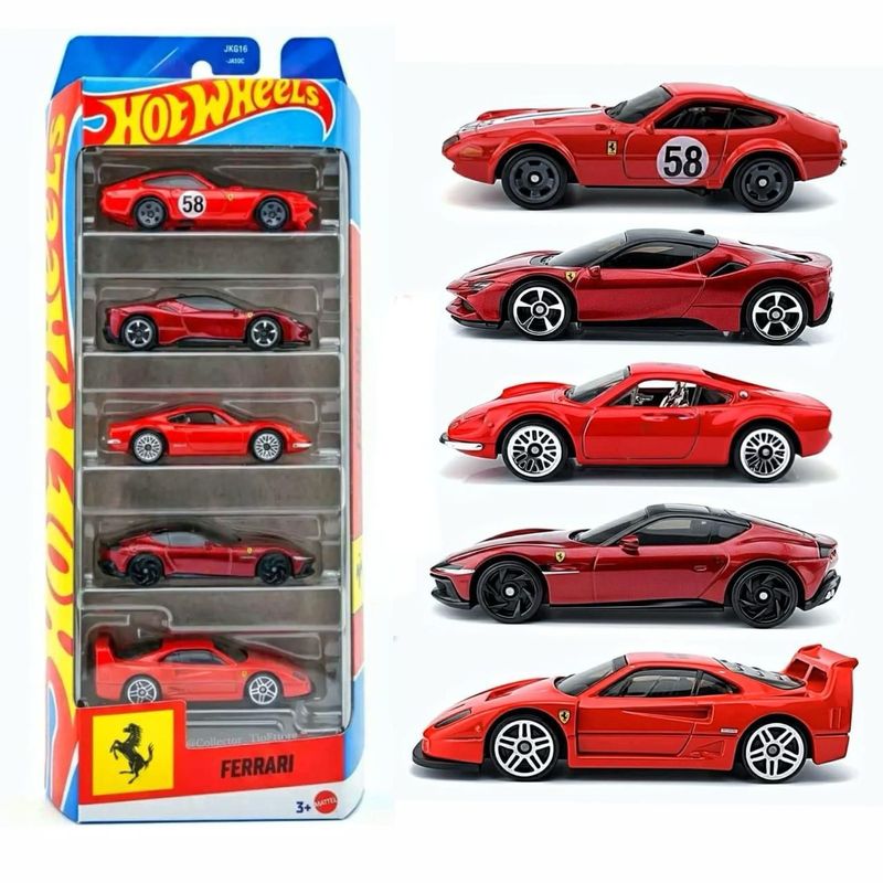[PREORDER] 2026 Hot Wheels Ferrari 5-Car Multipack