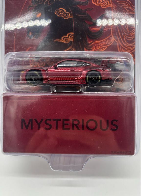 MYSTERIOUS Model 1/64 BMW M4 GT3 Red Year of The Horse Chinese New Year Edition Blister