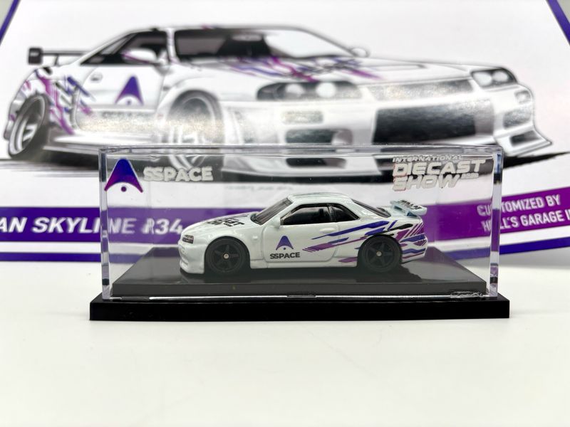 [PREORDER] Nissan Skyline R34 Custom SSPACE Livery | International Diecast Show 2026