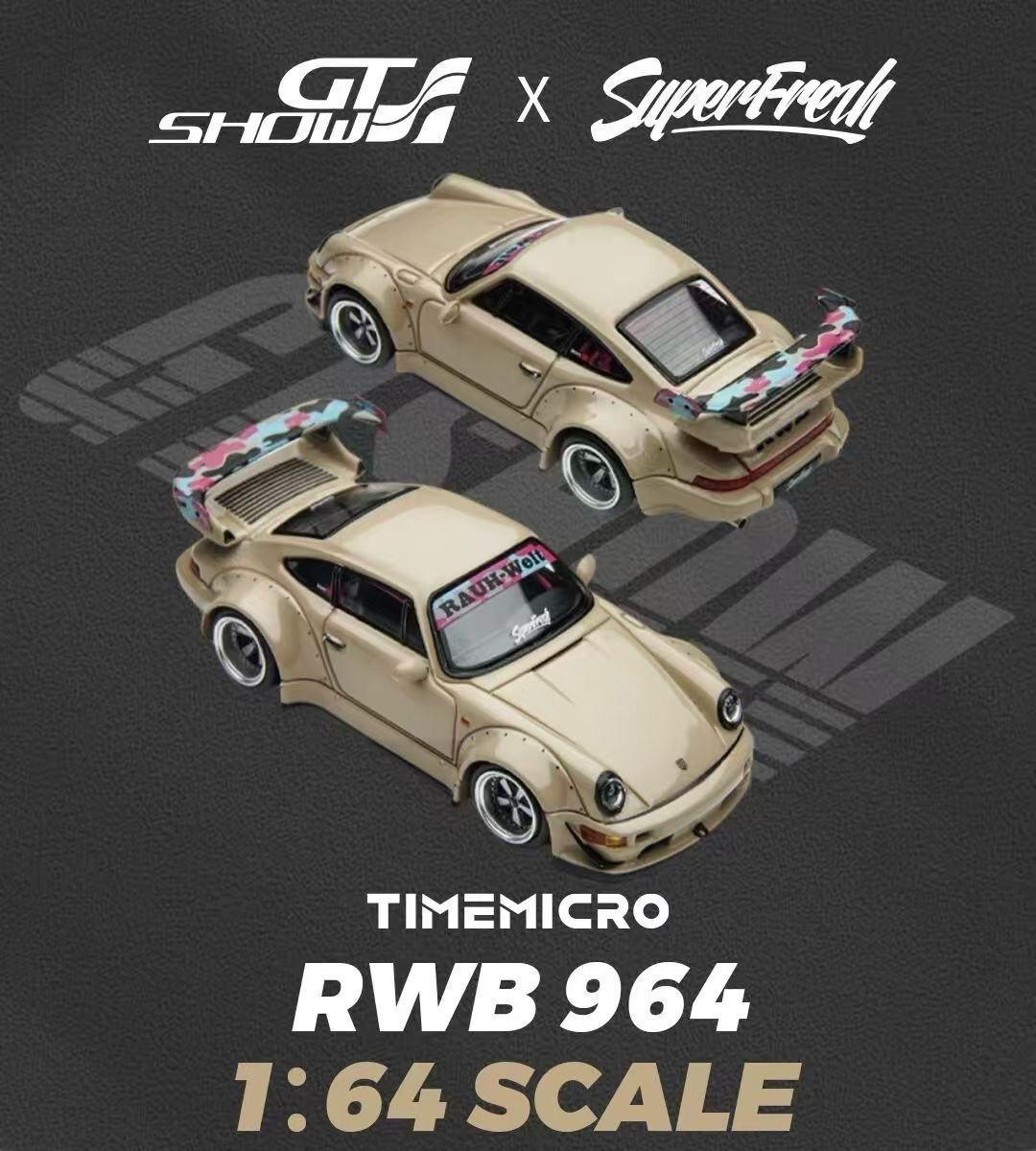 [PREORDER] Time Micro Porsche RWB 964 GT Show x Superfrezh VIP Exclusive | 2026 GT SHOW