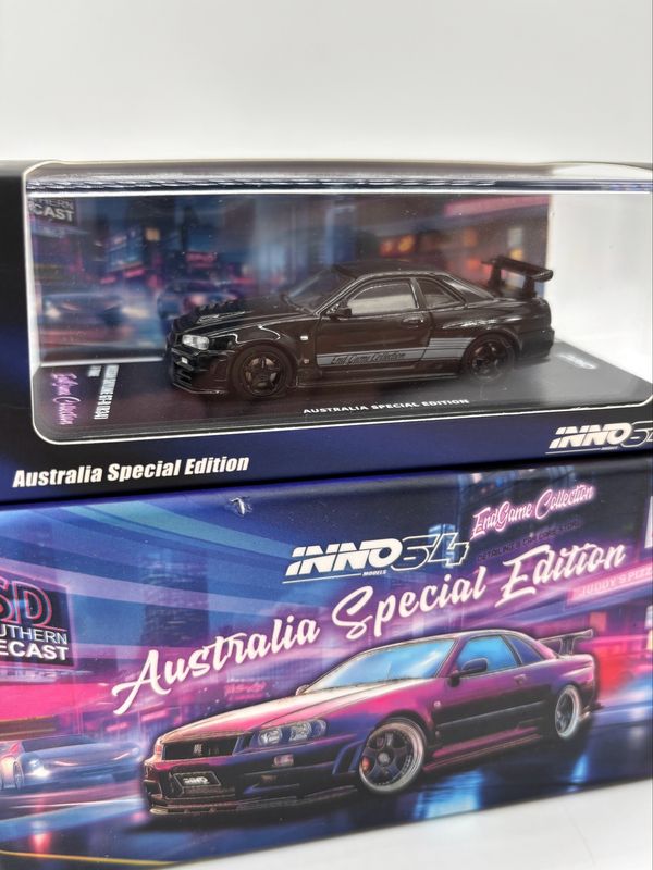 INNO64 Nissan Skyline GT-R34 Purple Australia Exclusive End Game Edition | Chase