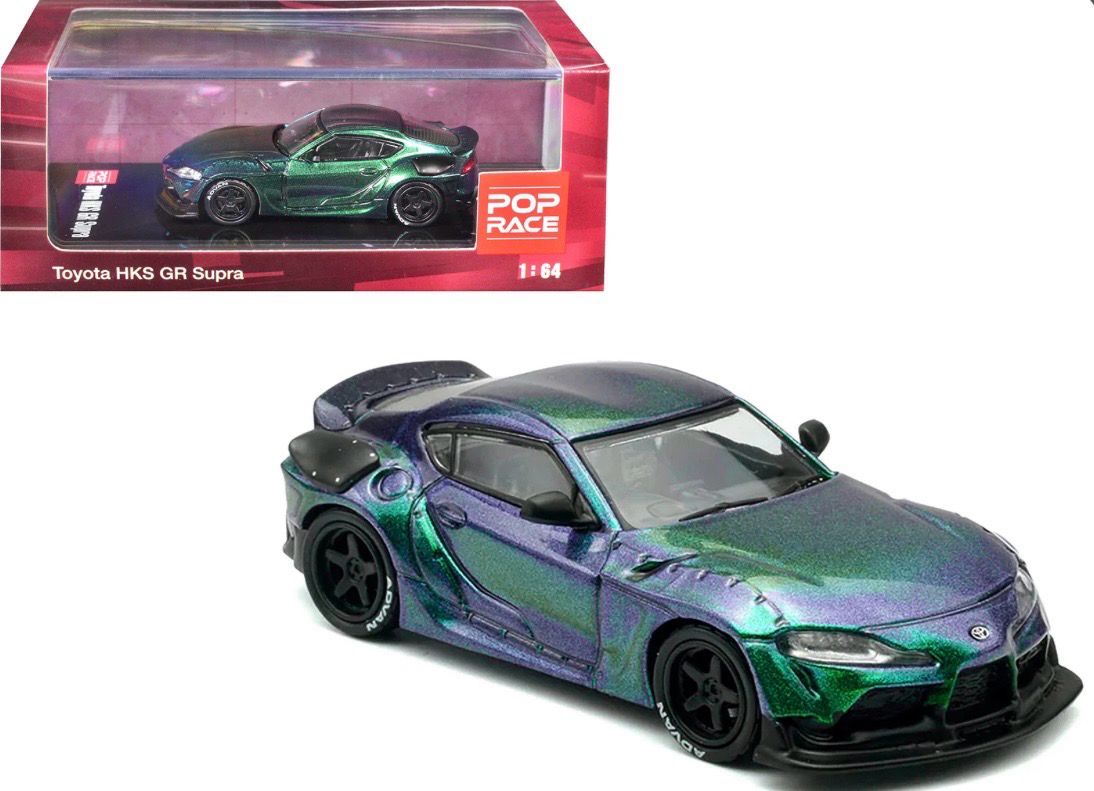 POP RACE Toyota HKS GR Supra Magic Purple Metallic POP RACE Toyota HKS GR Supra Magic Purple Metallic
